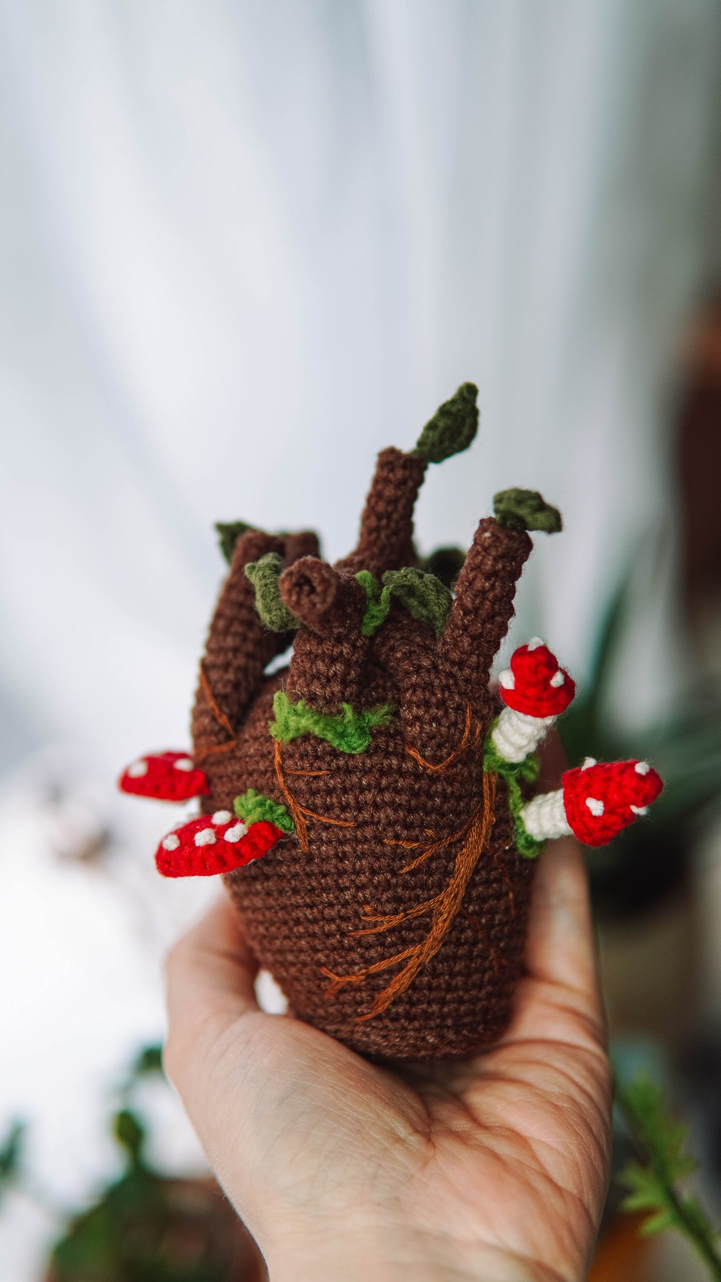 Anatomical Human Heart Vase Crochet Pattern Set 2 in 1