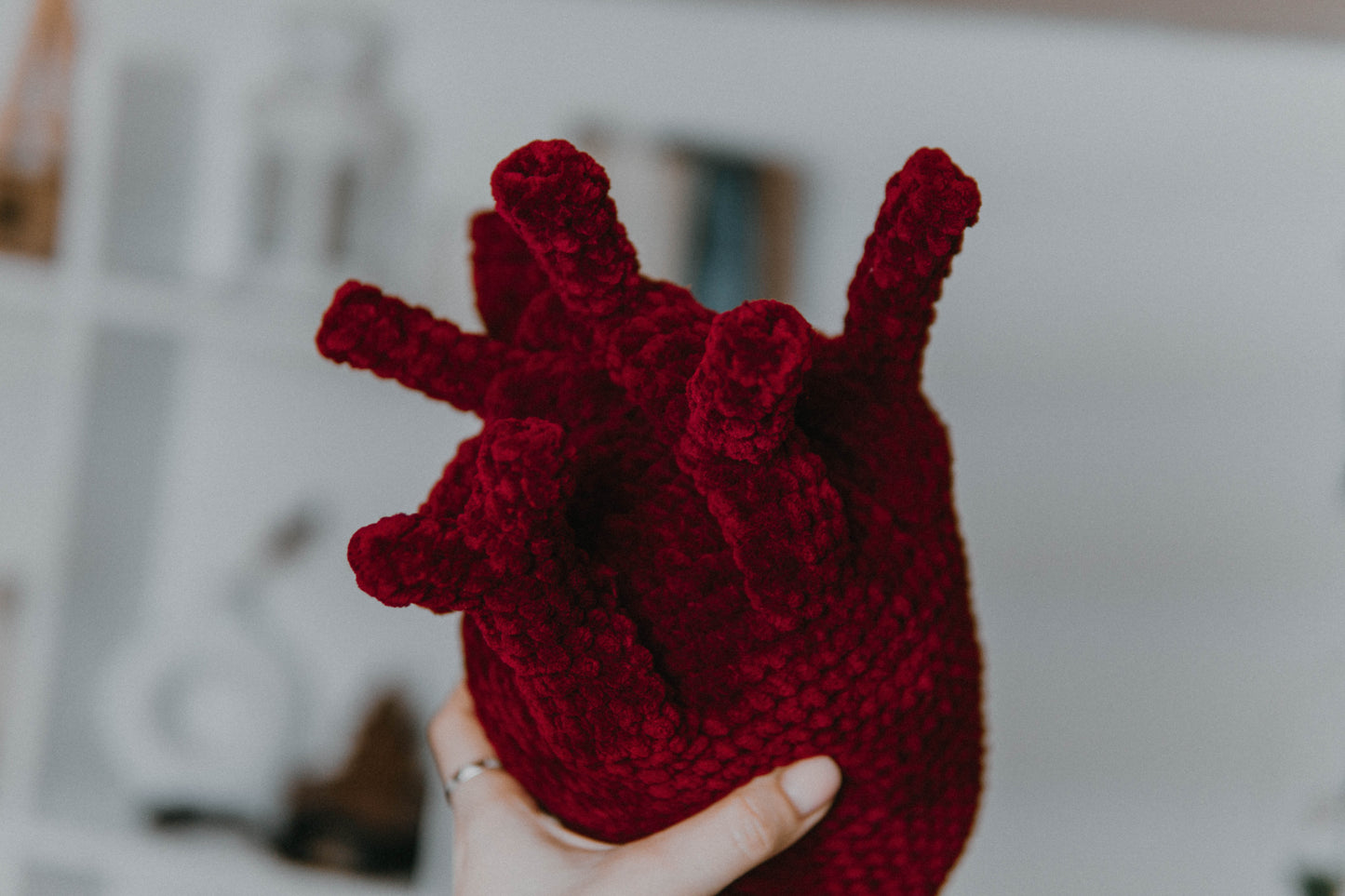 Plush Human Heart Crochet Pattern