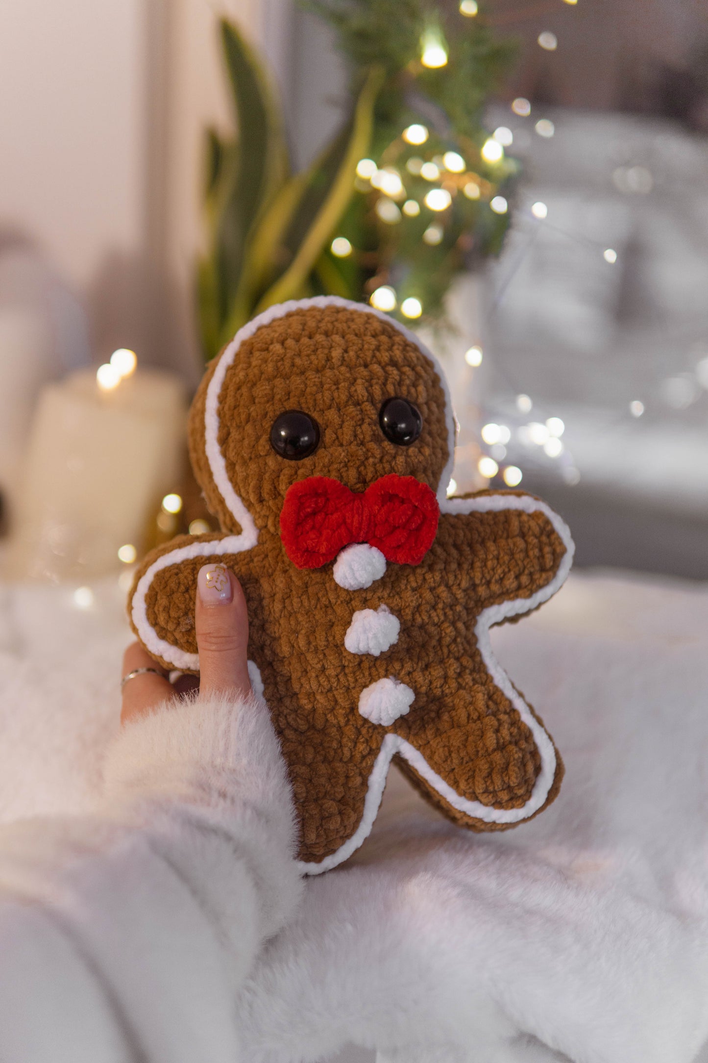 Dr. Ginger & Mr. Bones Gingerbread Man Crochet PDF Pattern
