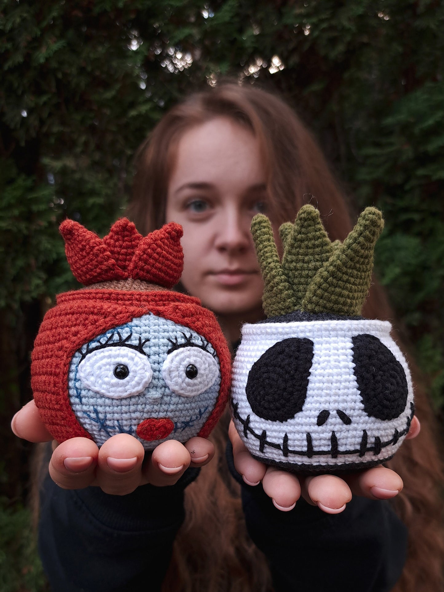 Jack and Sally Succulents Crochet Pattern Set 2 in 1