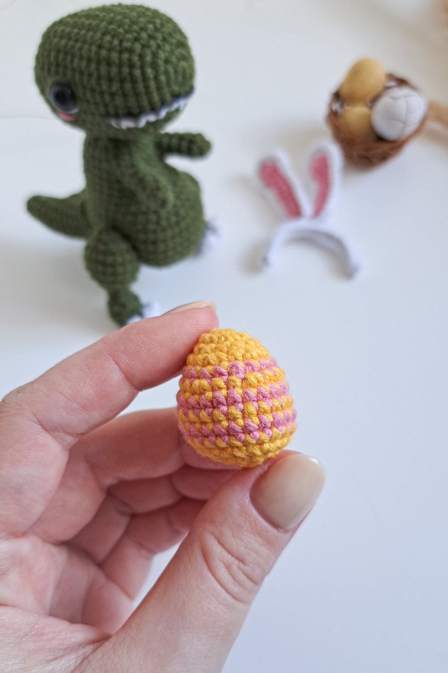 Easter Dino Crochet Pattern