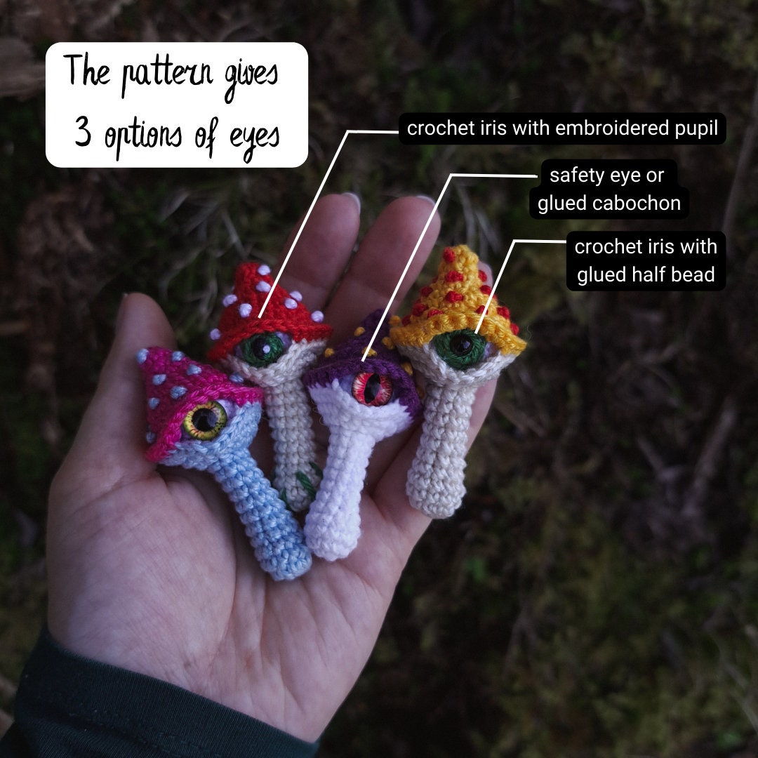 All-Seeing Mushroom No-sew Crochet Pattern