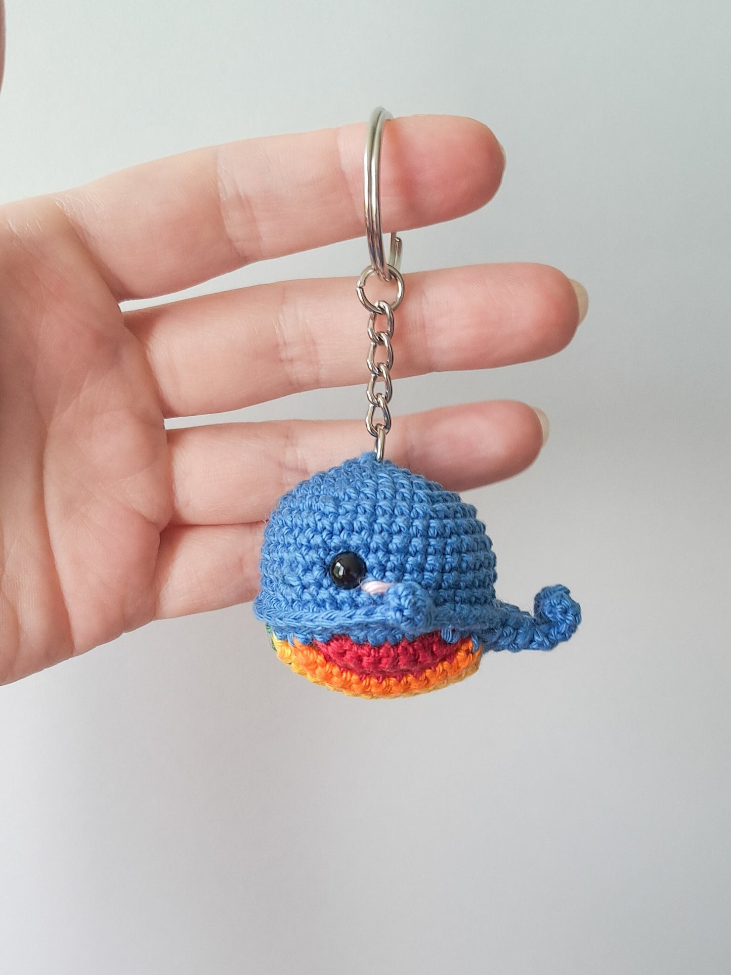 Rainbow Whale No-Sew Crochet Pattern