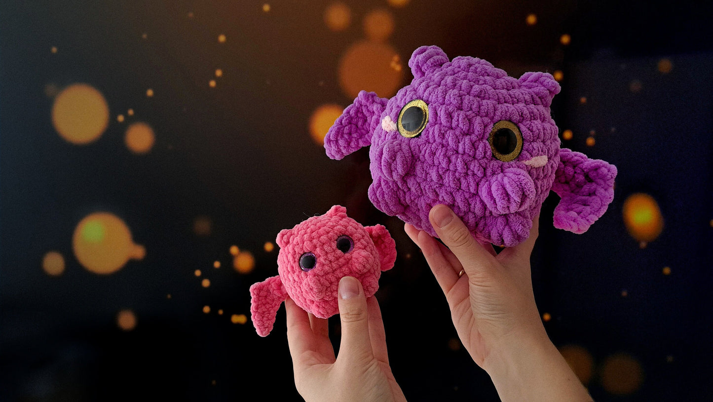 Chubby Bat No-Sew Crochet Pattern