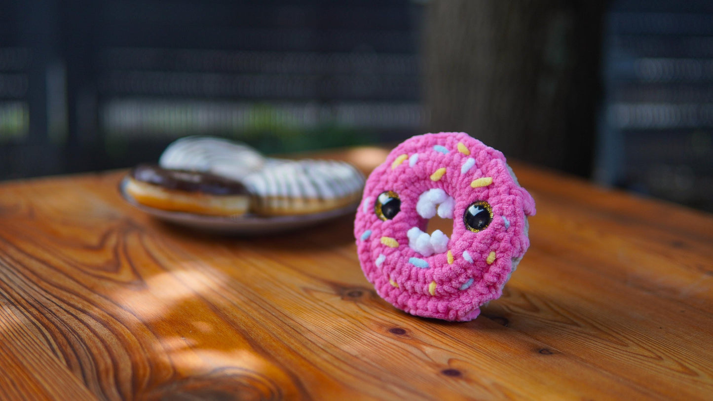 Monster Donut Low-sew Crochet Pattern