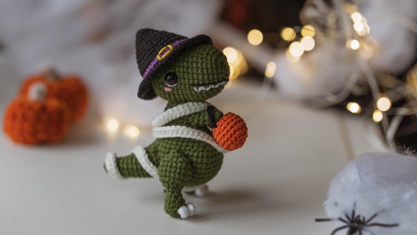 Dino Crochet Pattern Set 4 in 1