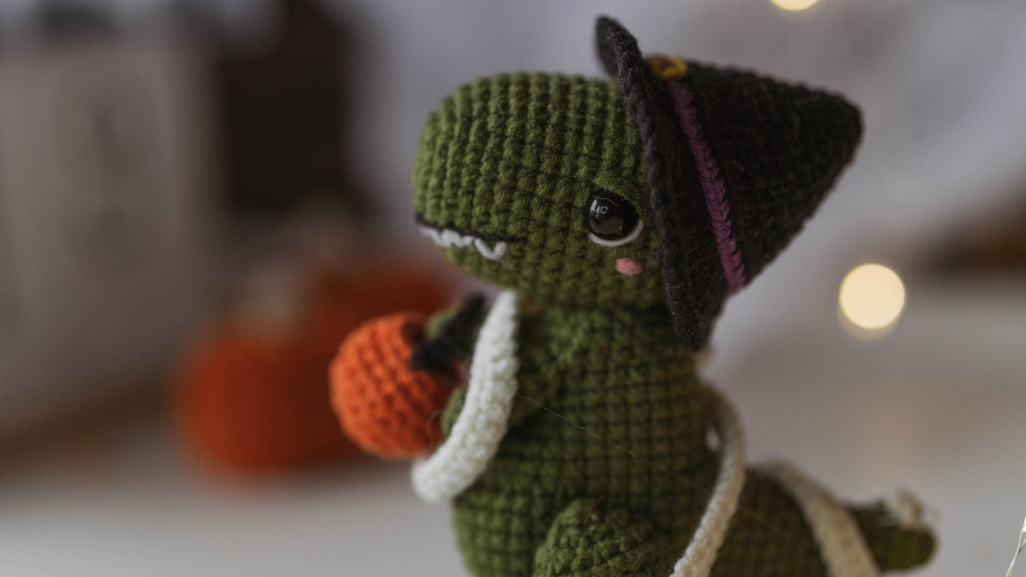 Halloween Dino Crochet Pattern