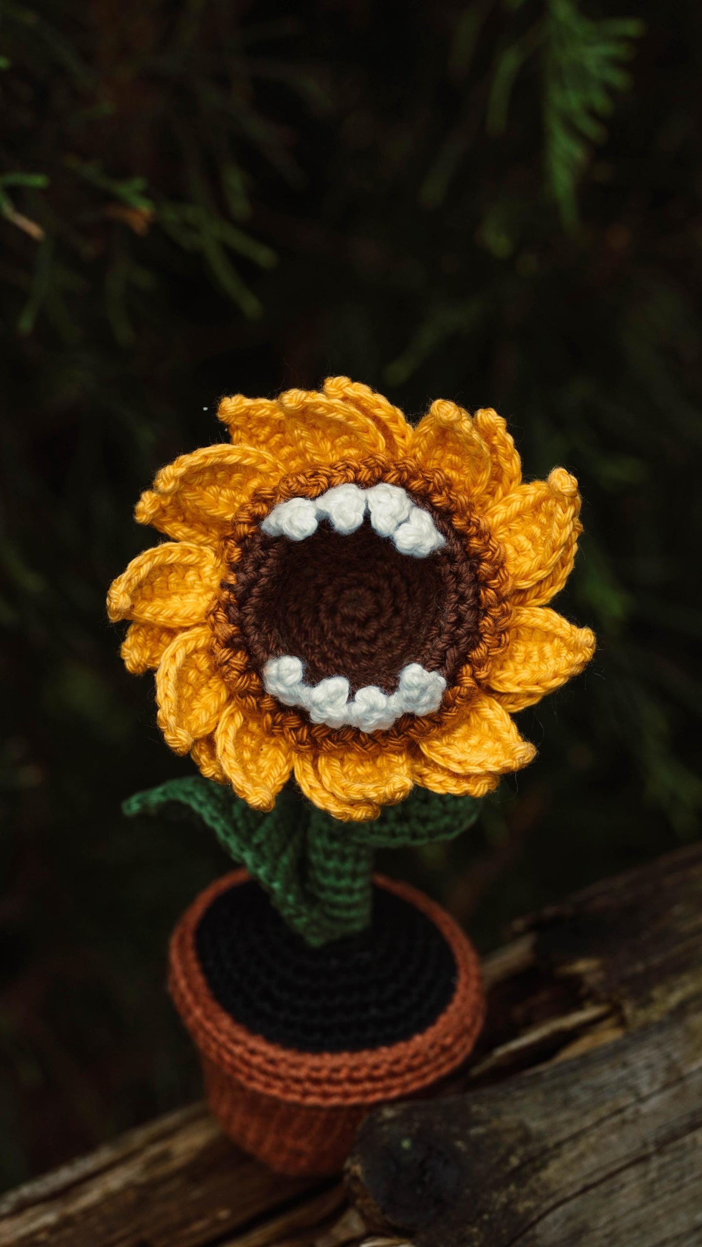 Monster Sunflower Crochet Pattern