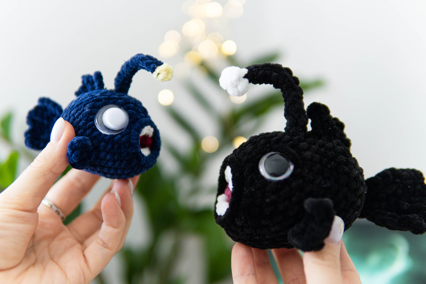 Lumina the Anglerfish No-Sew PDF Crochet Pattern