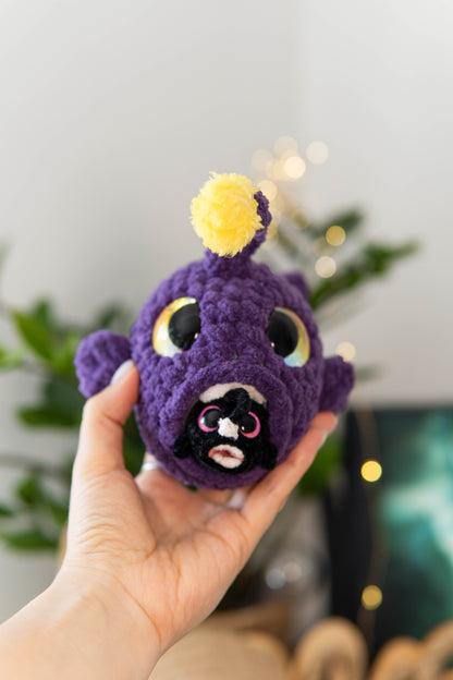 Lumina the Anglerfish No-Sew PDF Crochet Pattern