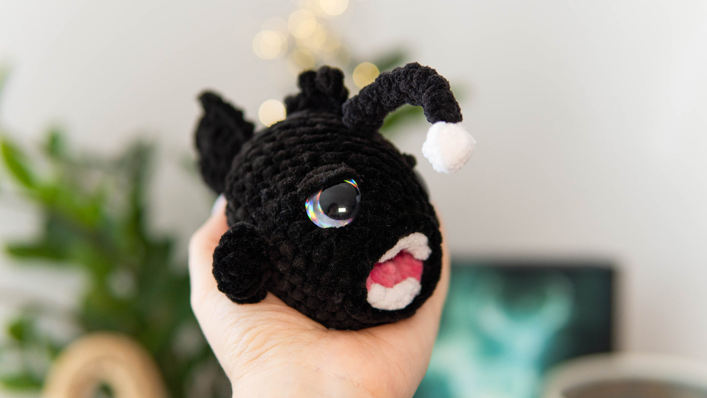 Lumina the Anglerfish No-Sew PDF Crochet Pattern