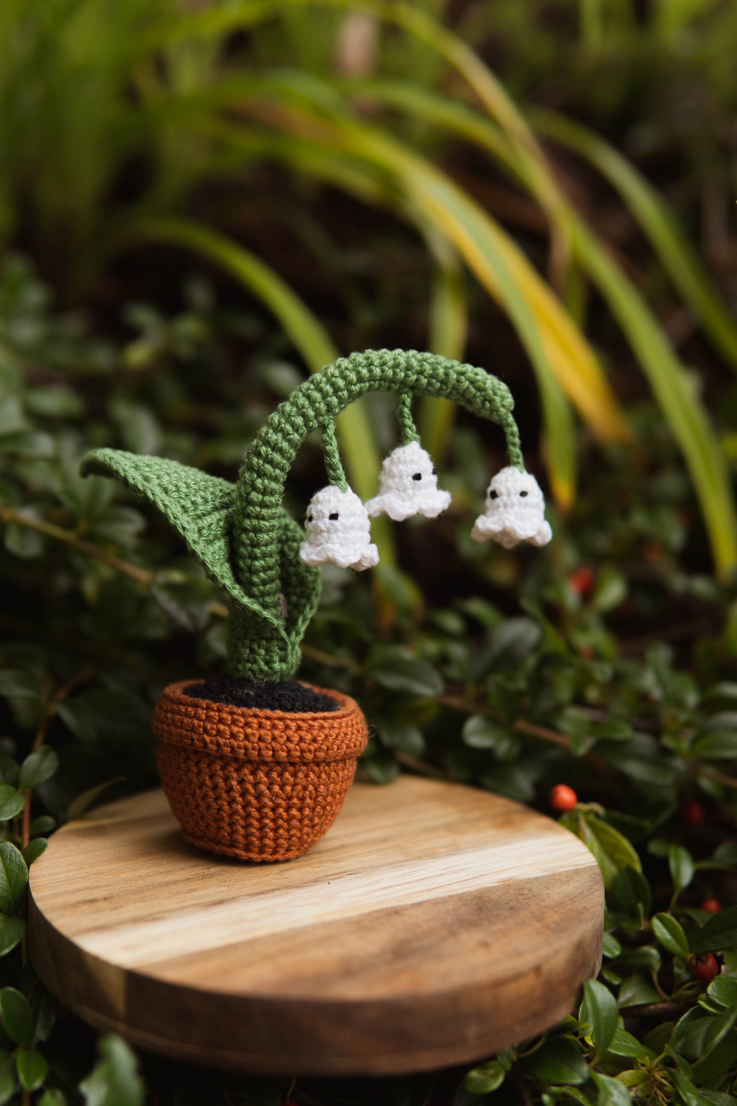 Lily of the Valley with Ghosts Crochet Pattern