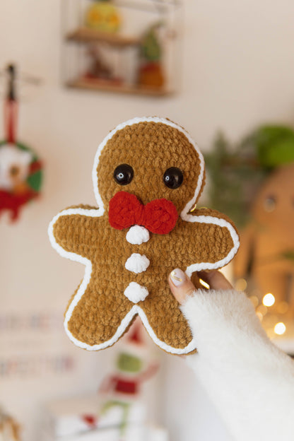 Dr. Ginger & Mr. Bones Gingerbread Man Crochet PDF Pattern