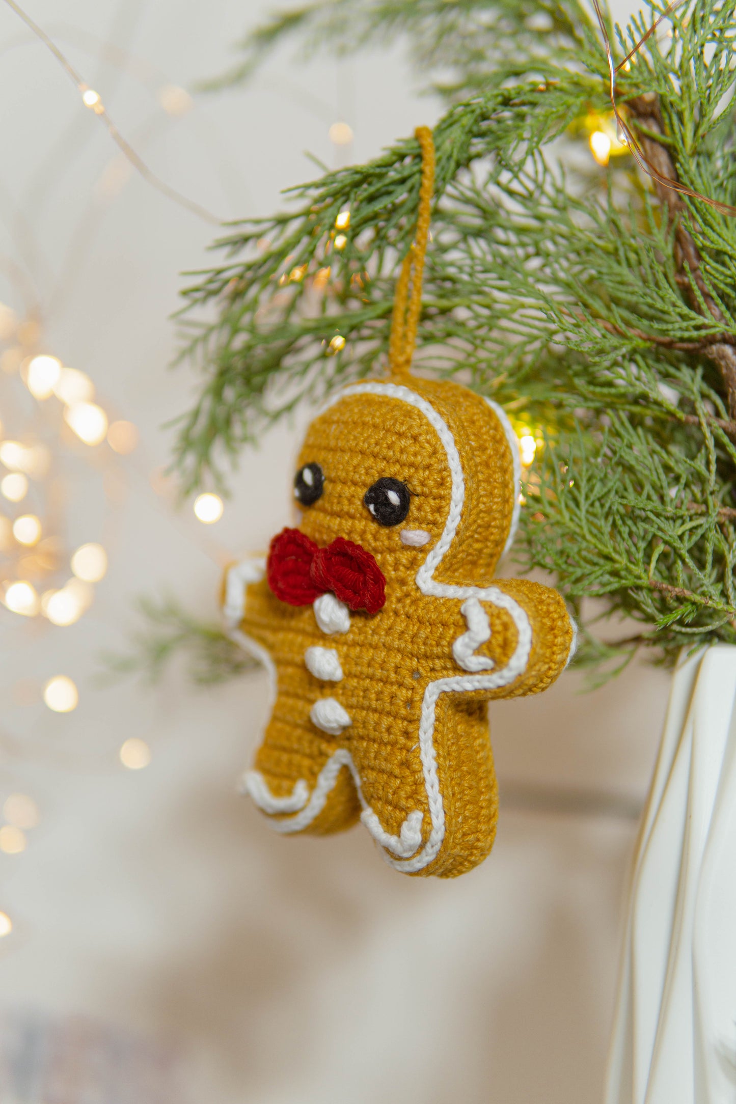 Dr. Ginger & Mr. Bones Gingerbread Man Crochet PDF Pattern