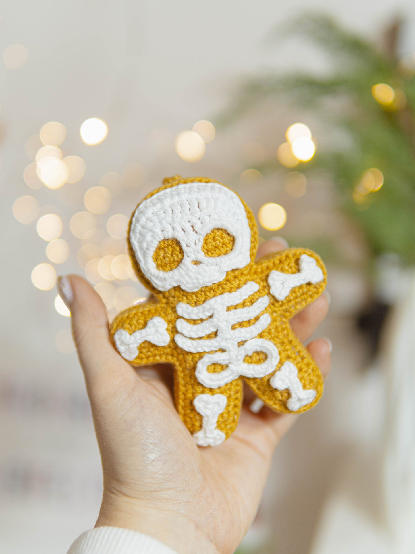 Dr. Ginger & Mr. Bones Gingerbread Man Crochet PDF Pattern