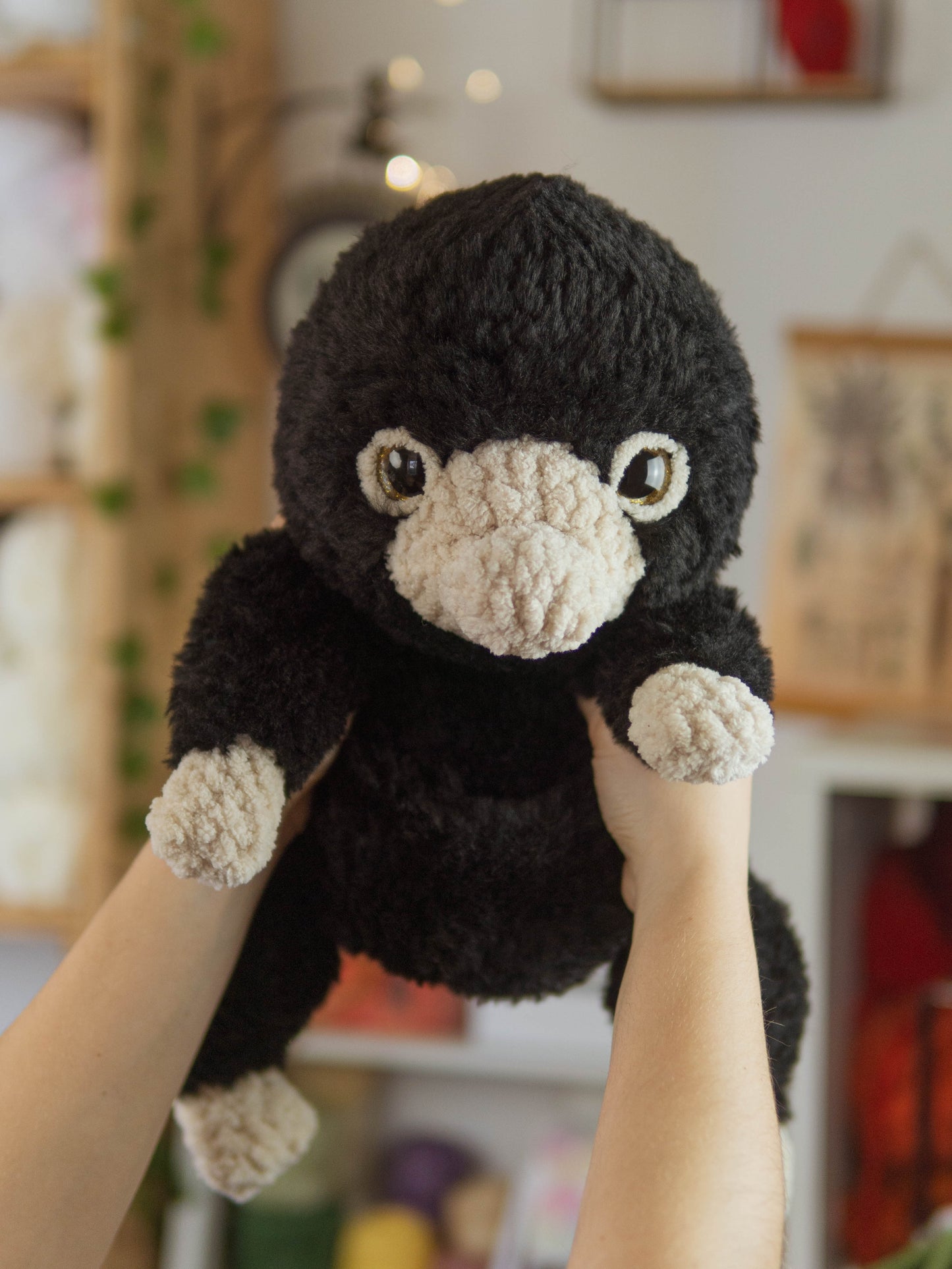 Nibbles the Niffler (magical platypus) PDF Crochet Pattern