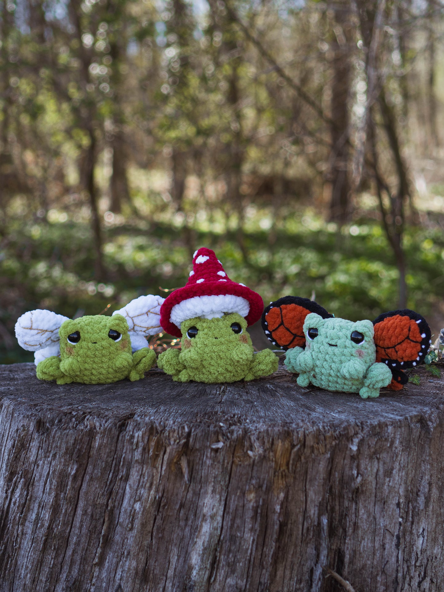 Enchanted Frogs 3 in 1 PDF Crochet Pattern