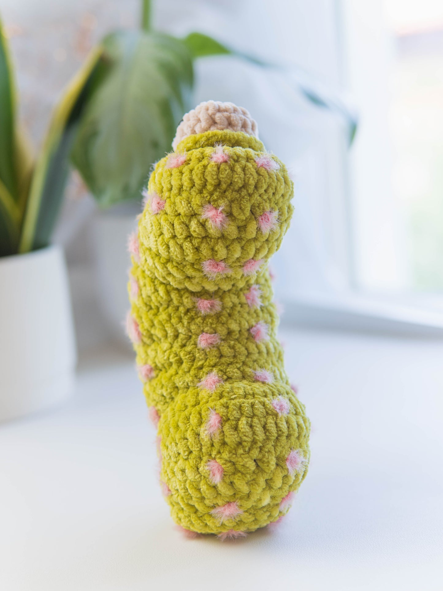 Luna the Luna Moth Caterpillar No-Sew PDF Crochet Pattern