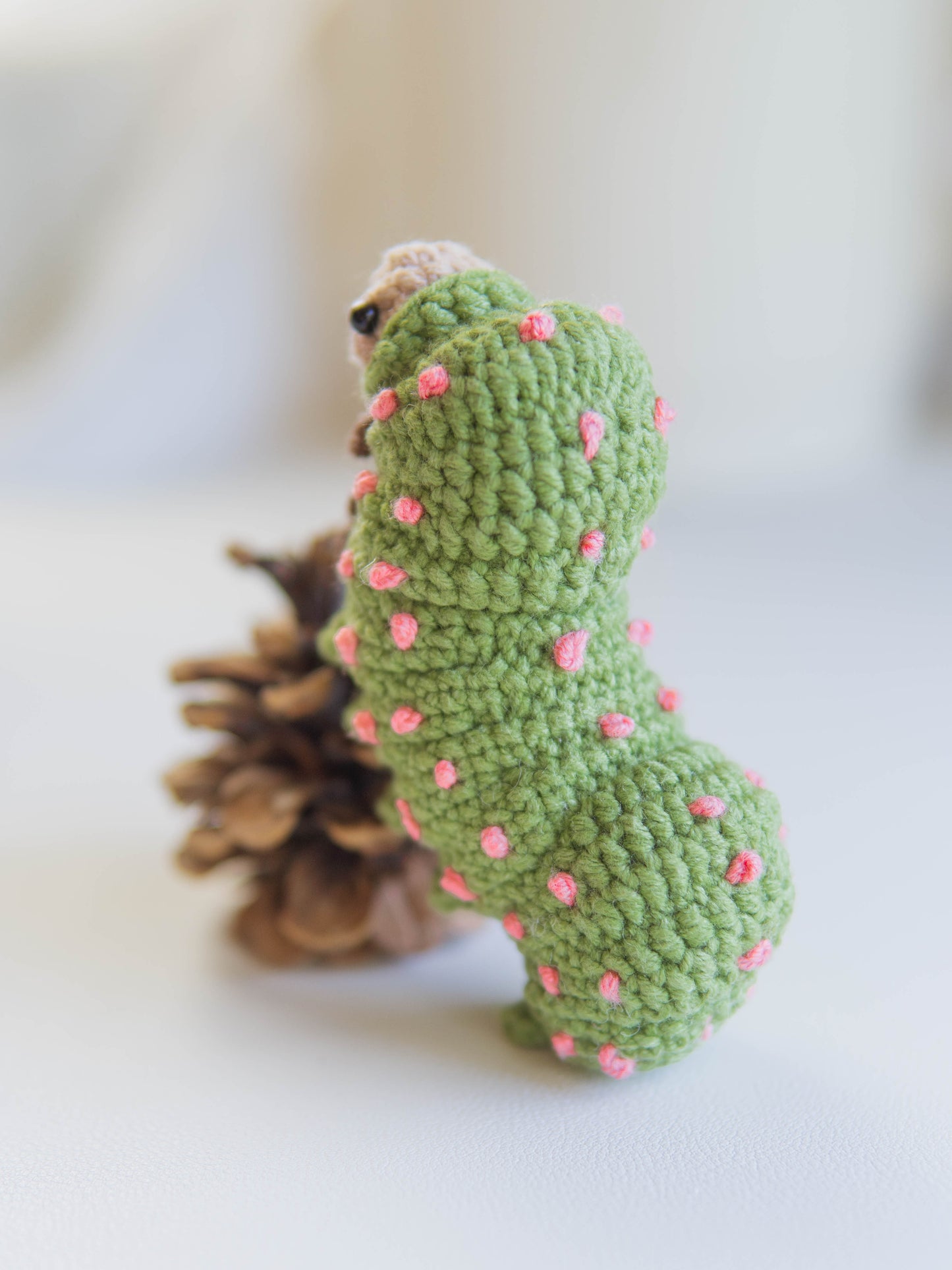 Luna the Luna Moth Caterpillar No-Sew PDF Crochet Pattern