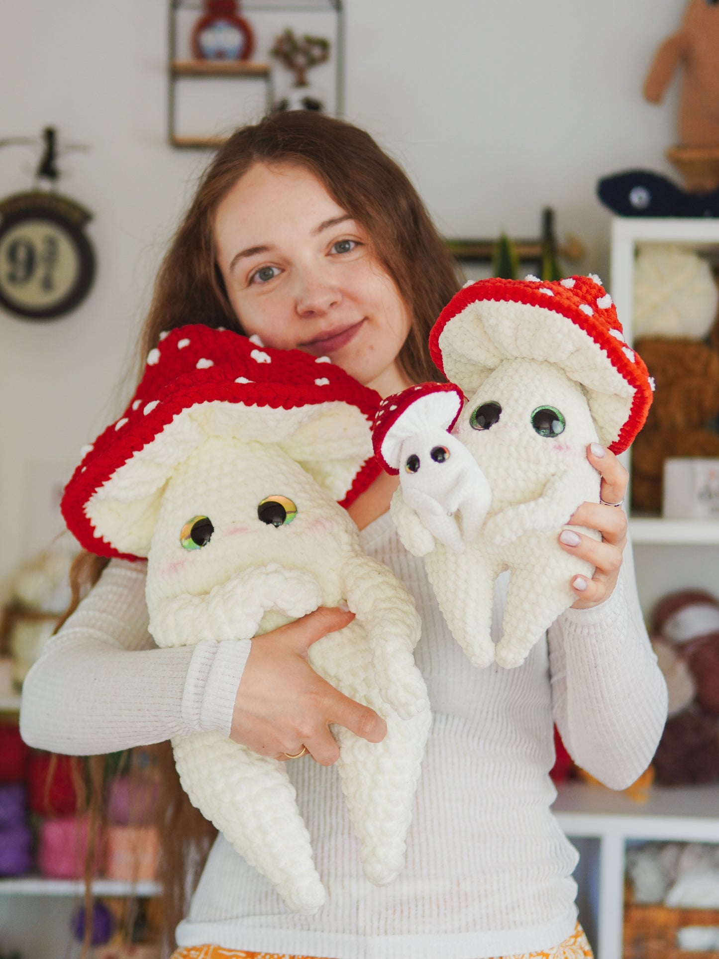 MushMallow Baby Mushroom Crochet No Sew PDF Pattern