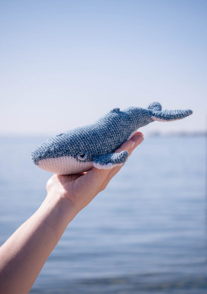 Norbert the Humpback Whale Low-sew PDF Crochet Pattern