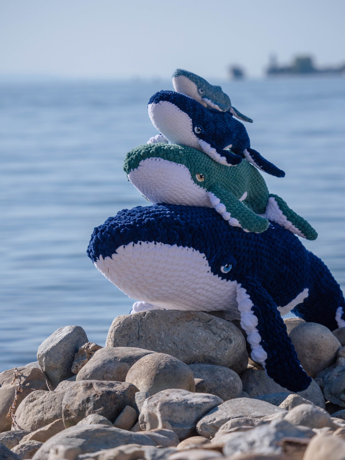 Norbert the Humpback Whale Low-sew PDF Crochet Pattern
