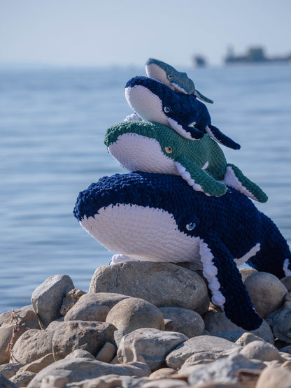 Norbert the Humpback Whale Low-sew PDF Crochet Pattern