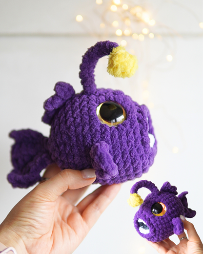 Lumina the Anglerfish No-Sew PDF Crochet Pattern