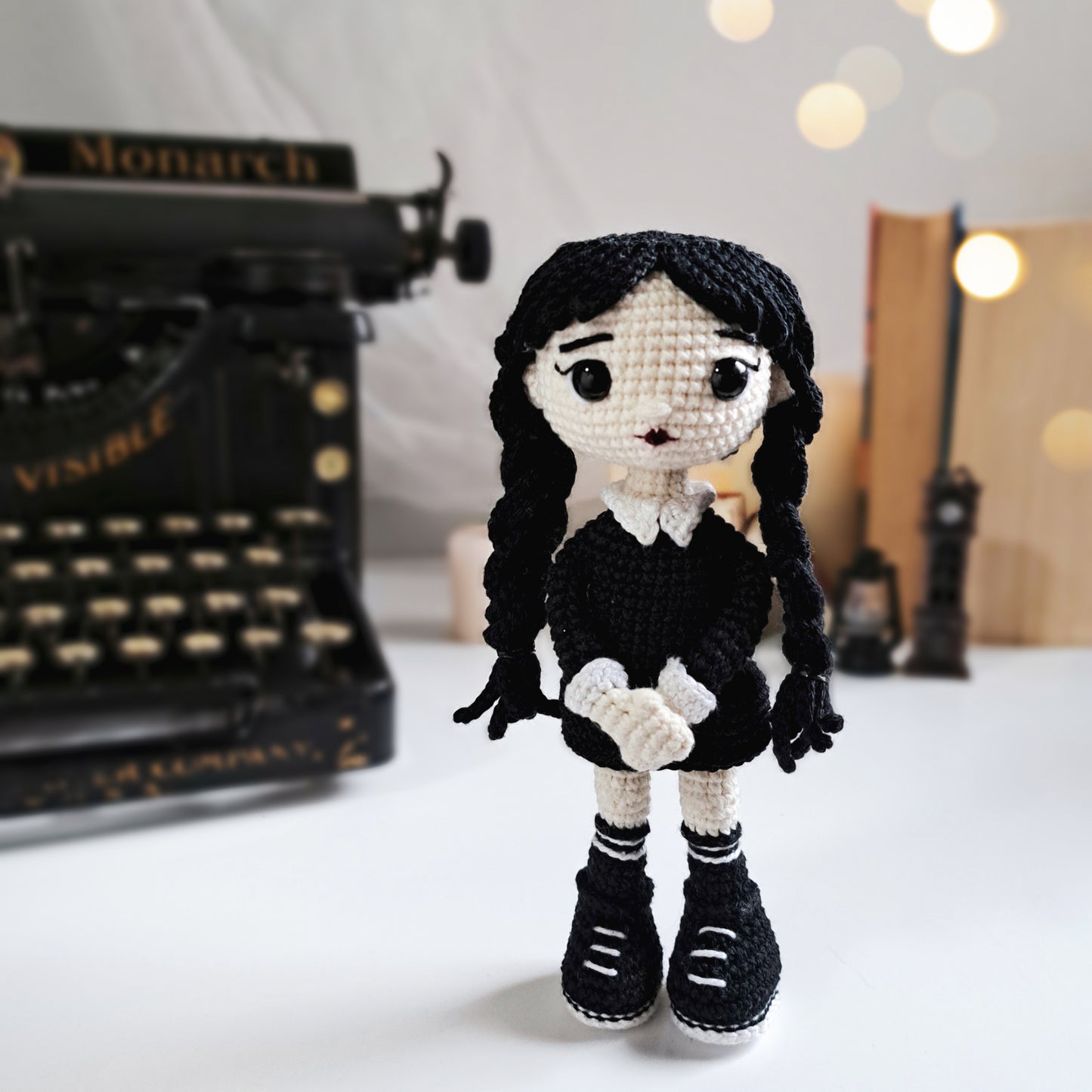 Wednesday Doll Crochet PDF Pattern