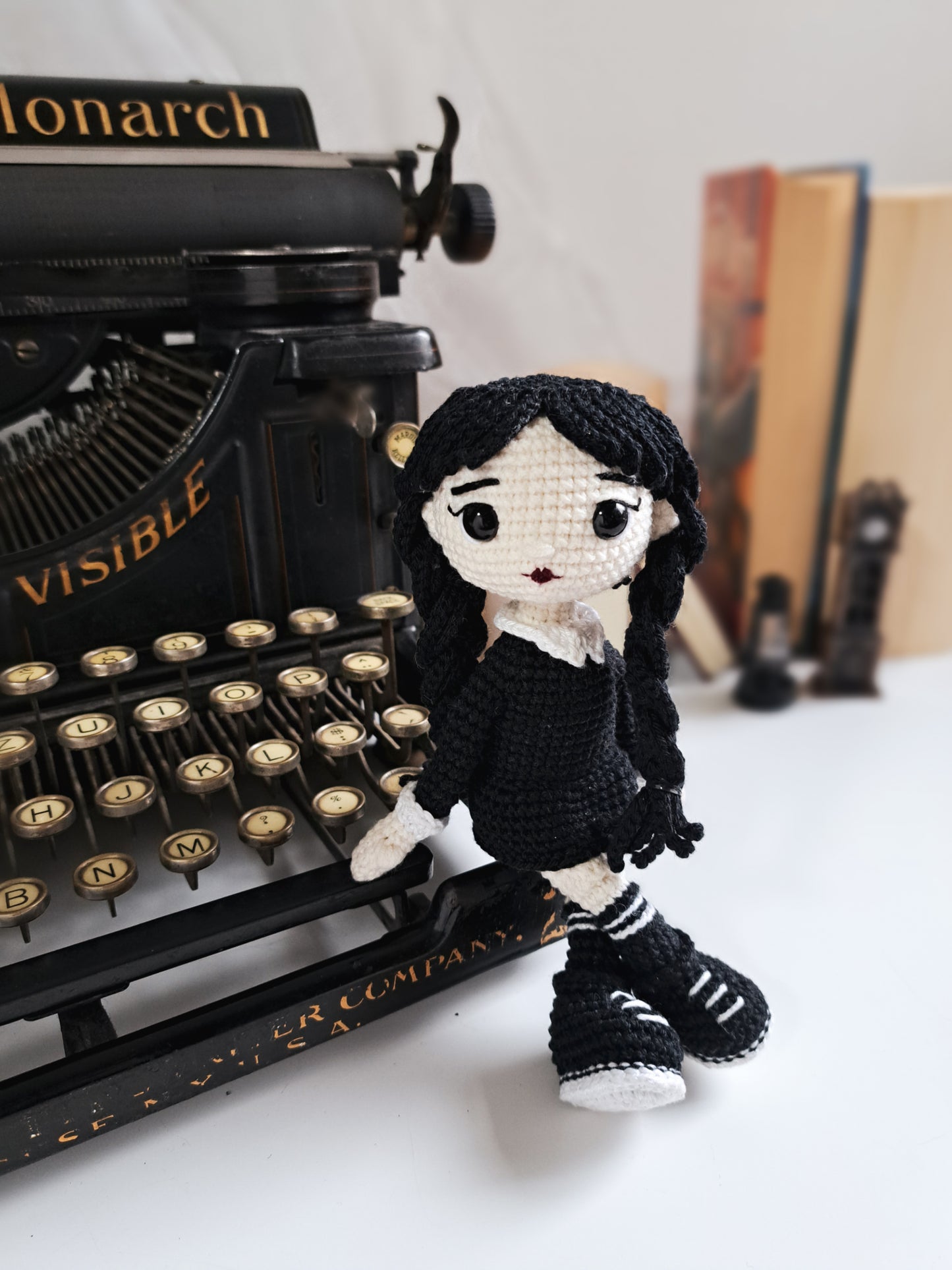 Wednesday Doll Crochet PDF Pattern