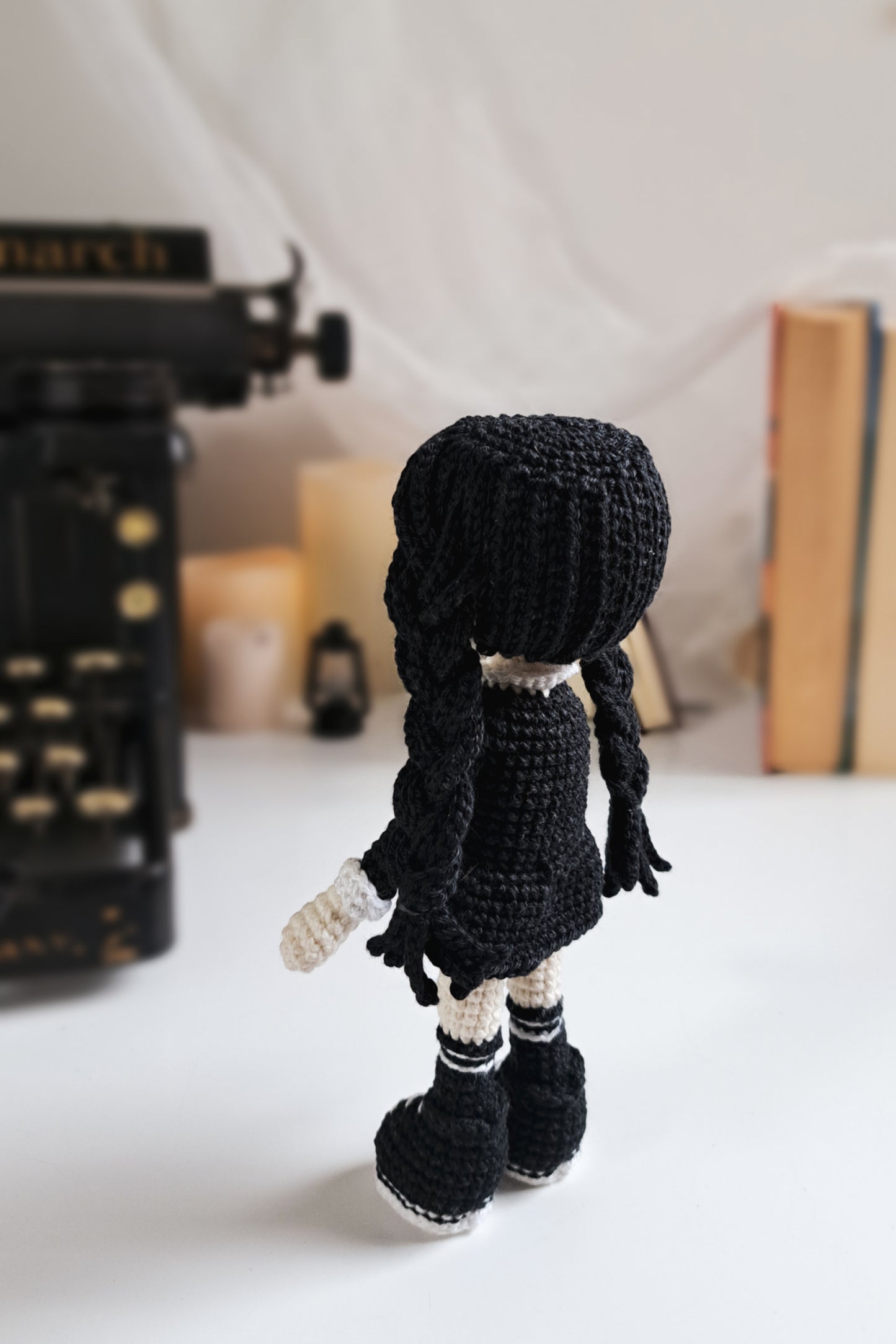 Wednesday Doll Crochet PDF Pattern