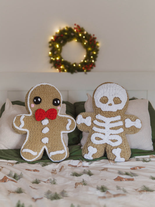 Dr. Ginger & Mr. Bones Gingerbread Man Crochet PDF Pattern