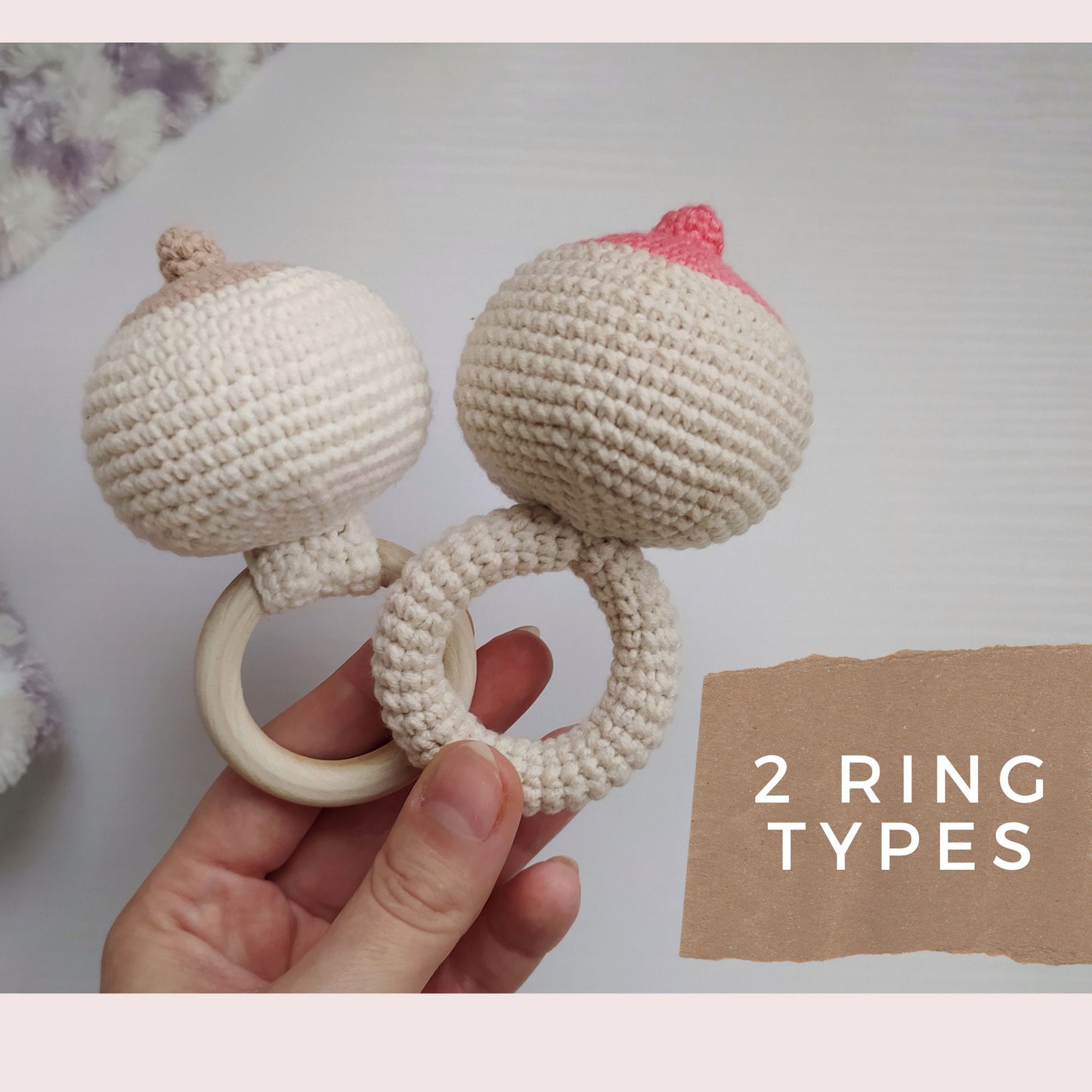 Boobie Baby Rattle Crochet Pattern