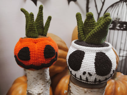 Halloween Succulents Crochet Pattern Set 2 in 1