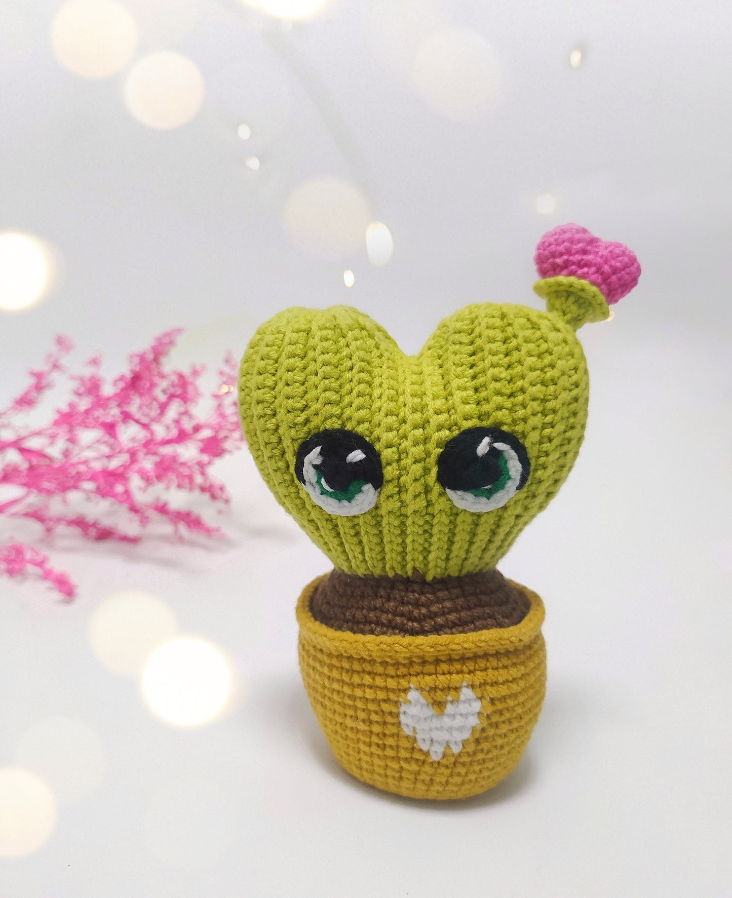 Heart Cactus Crochet Pattern