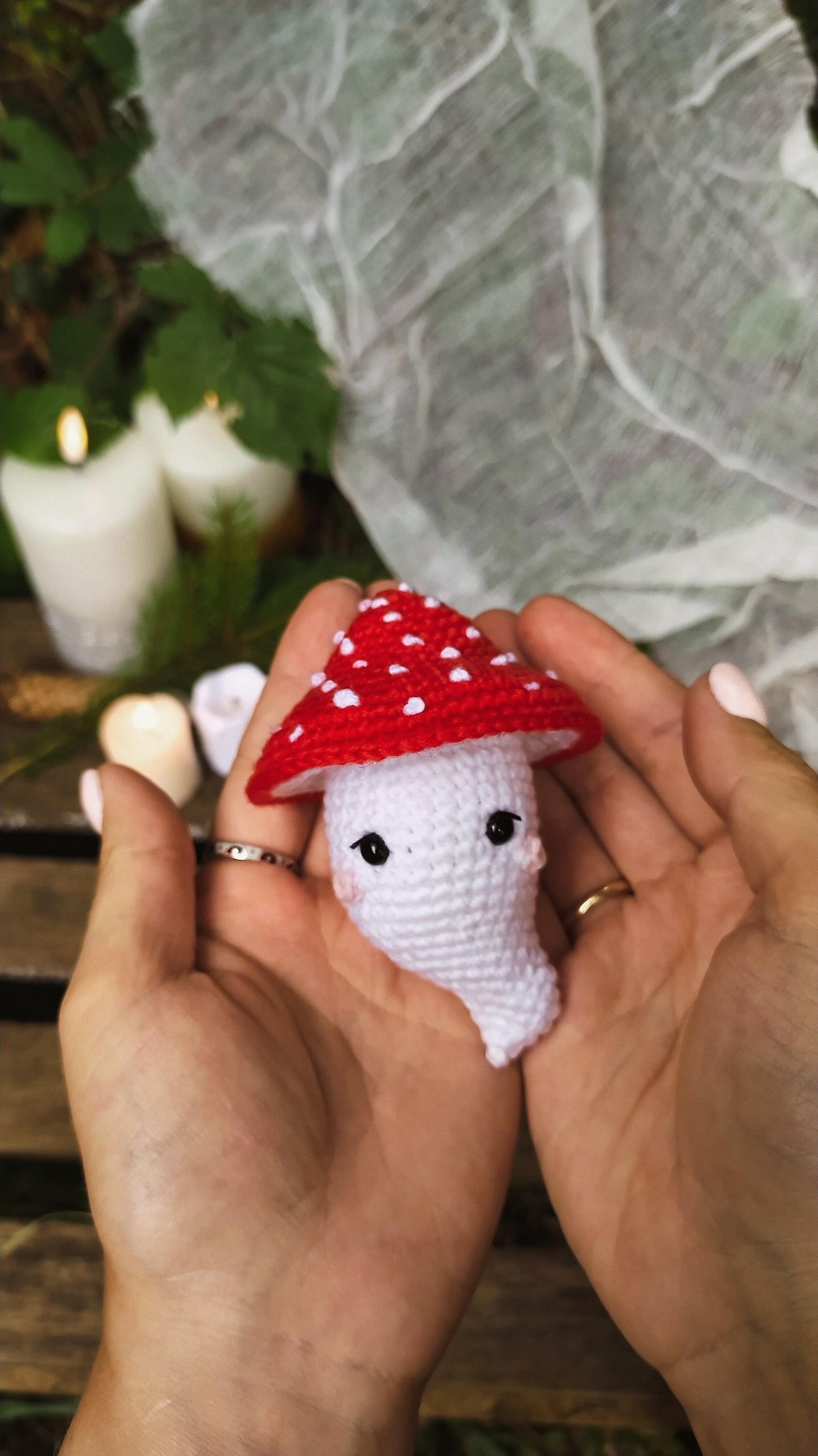 Ghosts with hats Crochet Pattern Set 3 in 1