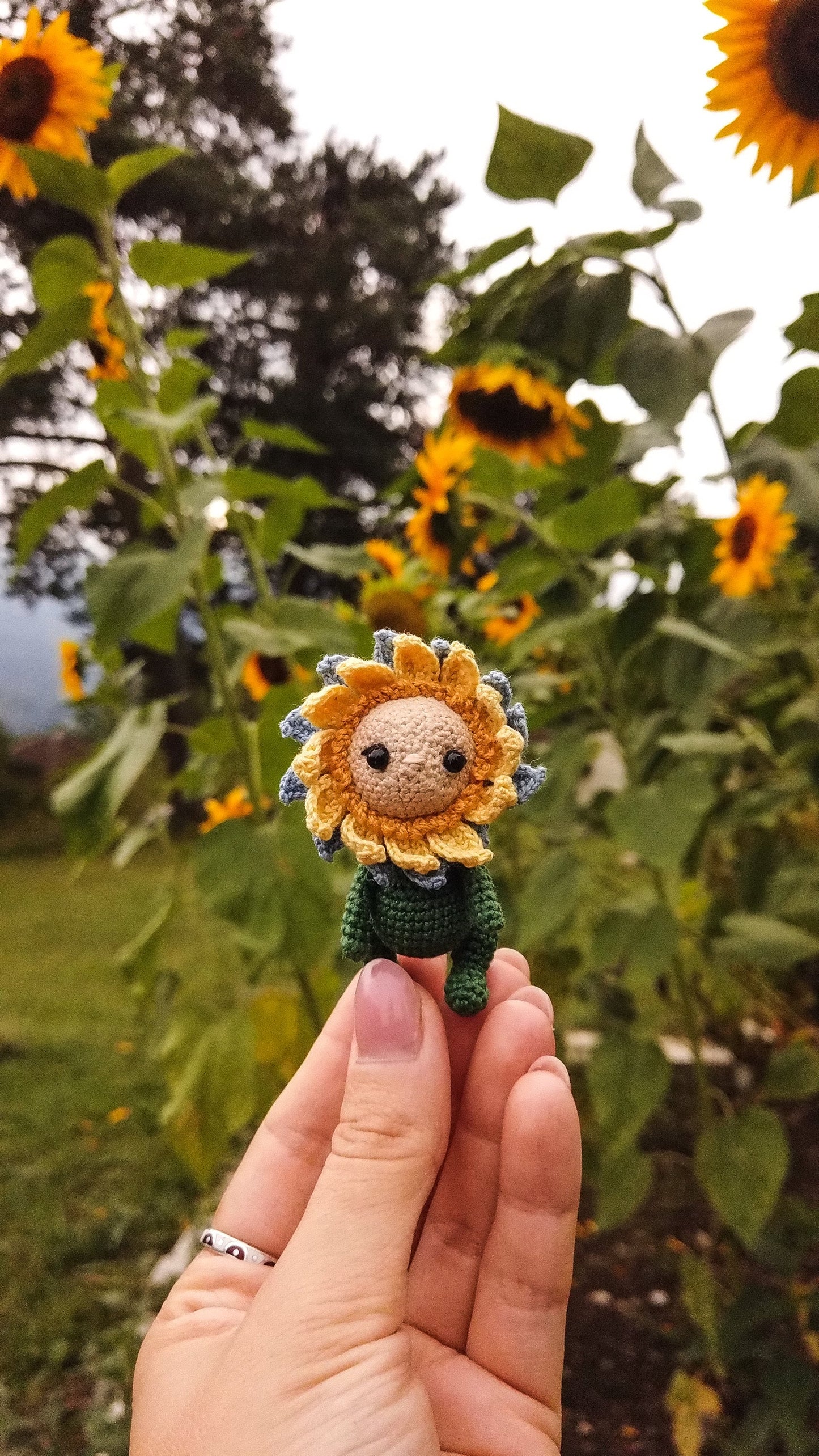 Sunflower Baby Crochet Pattern