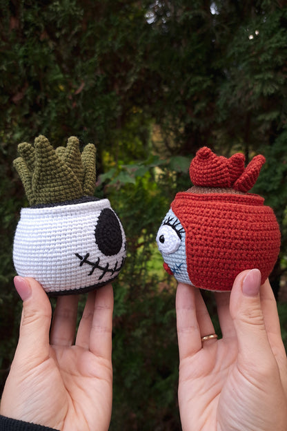 Halloween Succulents Crochet Pattern Set 3 in 1