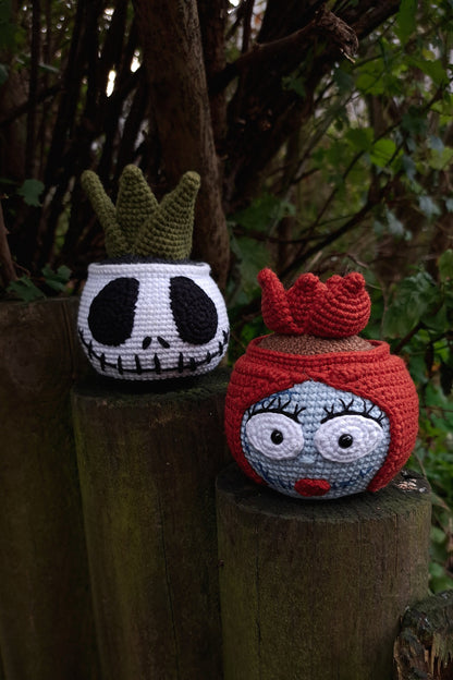 Jack and Sally Succulents Crochet Pattern Set 2 in 1