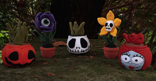 Spooky Plants Crochet Pattern Set 5 in 1