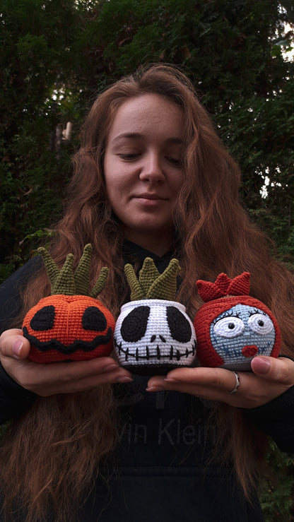 Halloween Succulents Crochet Pattern Set 3 in 1