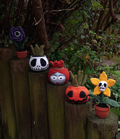 Spooky Plants Crochet Pattern Set 5 in 1
