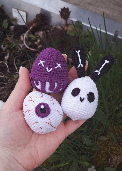 Jack Easter Basket with Eggs Crochet Pattern