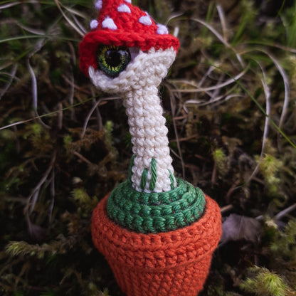 Mushroom in a pot Crochet Pattern