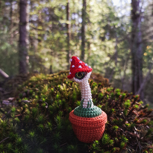 Mushroom in a pot Crochet Pattern