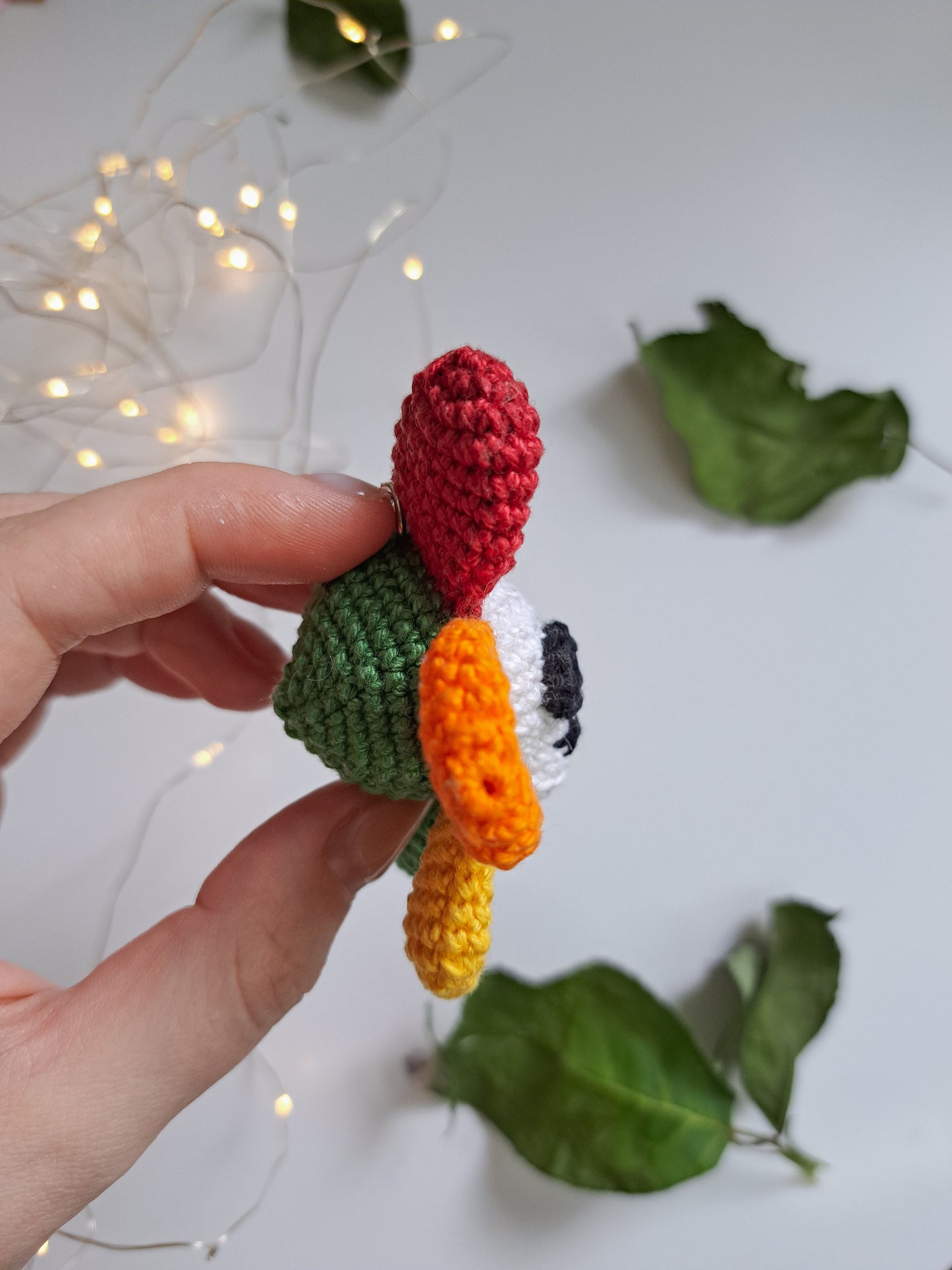 Rainbow Skull Flower Crochet Pattern