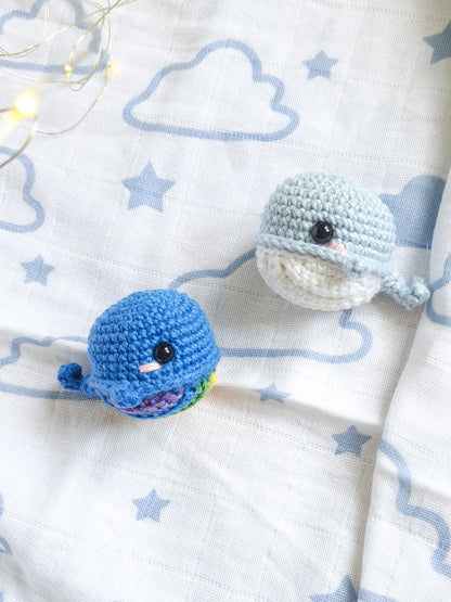 Rainbow Whale No-Sew Crochet Pattern