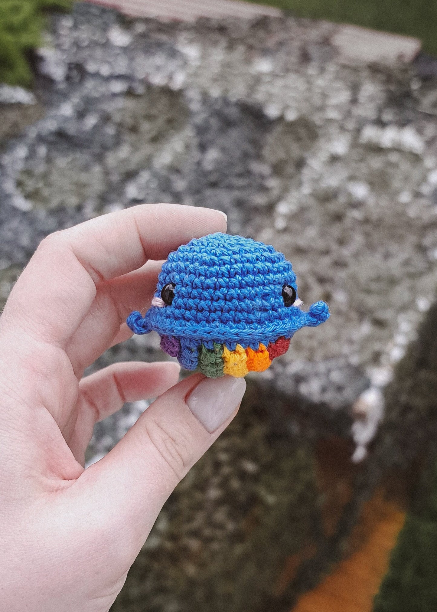Rainbow Whale No-Sew Crochet Pattern
