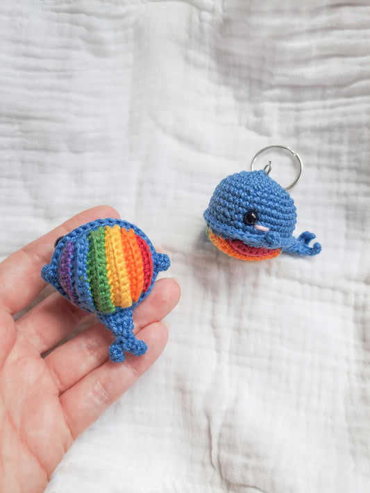 Rainbow Whale No-Sew Crochet Pattern