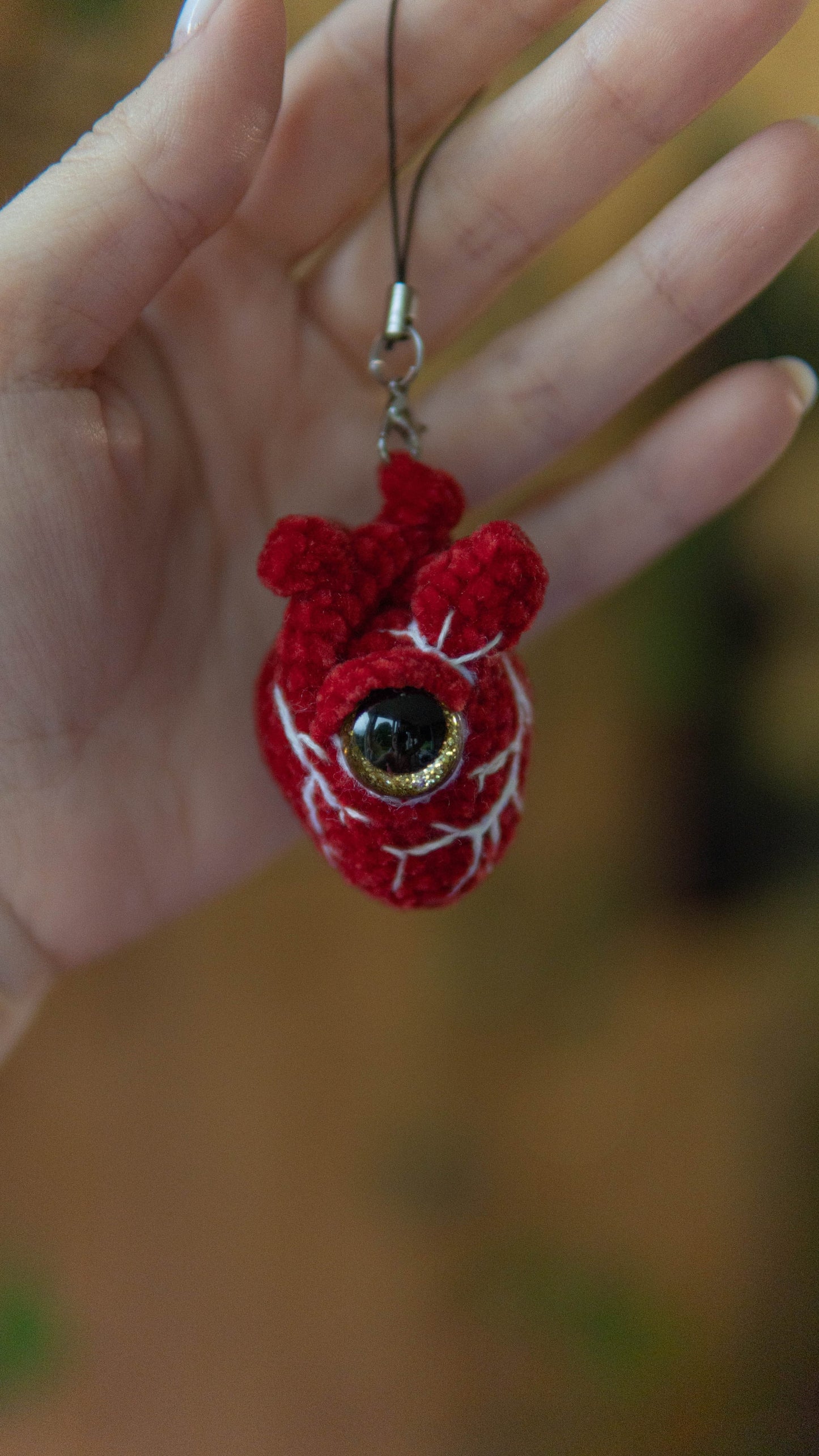 Anatomical Human Heart Low-Sew Crochet Pattern